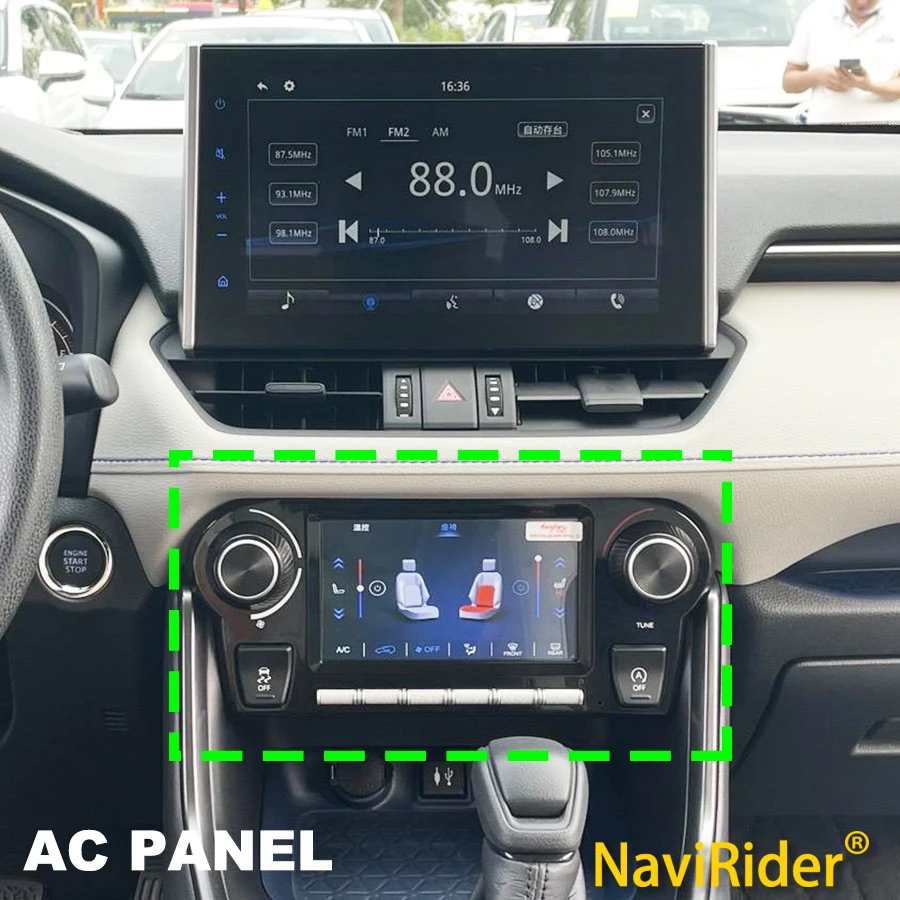 Air Conditioning Climate Control Screen AC Panel Touch Board LCD For Toyota RAV4 RAV 4 2019 2021 2022 2020 2023 Day Night Mode