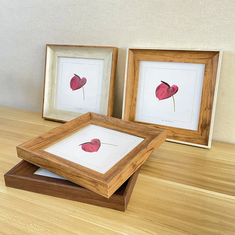 Square Picture Frame 5x5, 6x6, 7x7, 8x8, 10x10 Inches 4cm Wide Border, Versatile Tabletop Wall-Mountable Photo Frames Home Décor