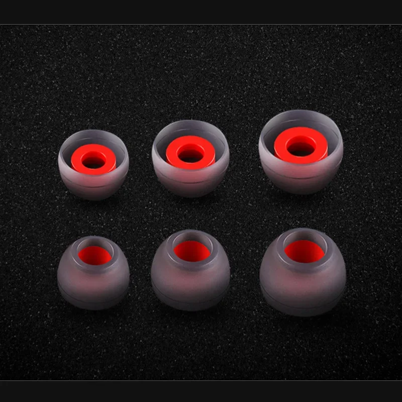 Coussinets d'oreille en silicone pour écouteurs, embouts d'écouteurs, petits écouteurs intra-auriculaires, accessoires, 6 pièces, 3 paires