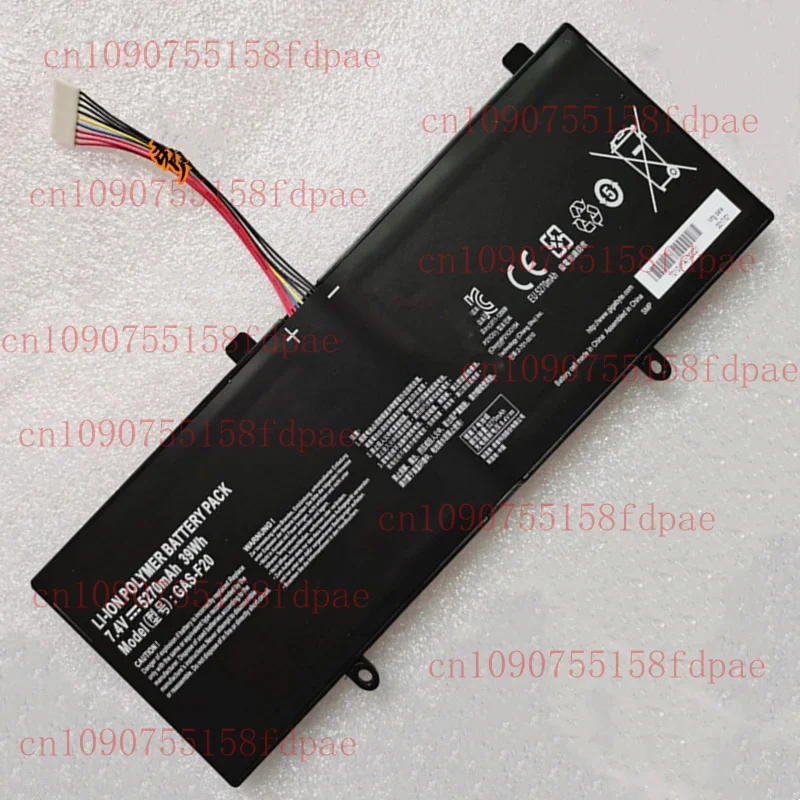 

Новый оригинальный аккумулятор для ноутбука GAS-F20 7,4 В 39 Втч 5270 мАч для планшетного ПК Gigabyte S1185