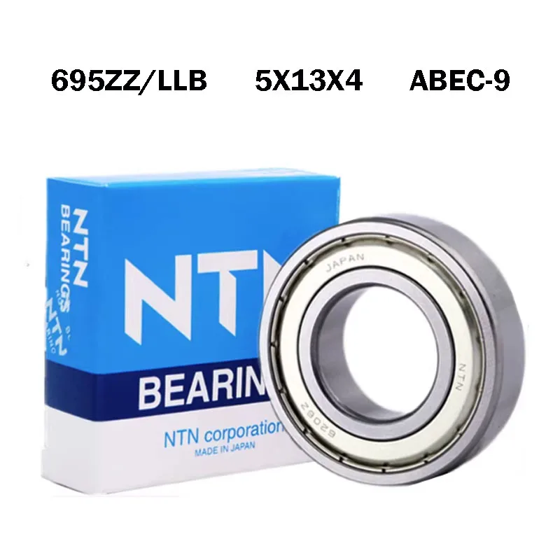 

10PCS Original NTN 695ZZ 695LLB 5*13*4mm R-1350ZZ ABEC-9 High Speed Bearing Precision Miniature ball bearings 695Z Mini bearings
