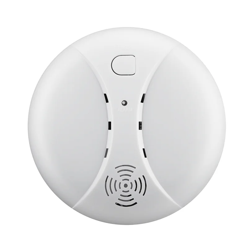 【Compre tarde!】Protección contra incendios Detector de alarma de humo inalámbrico de 433 Mhz Sensores de alarma que funcionan con Tuya WIFI GSM Sistema de alarma de seguridad para el hogar