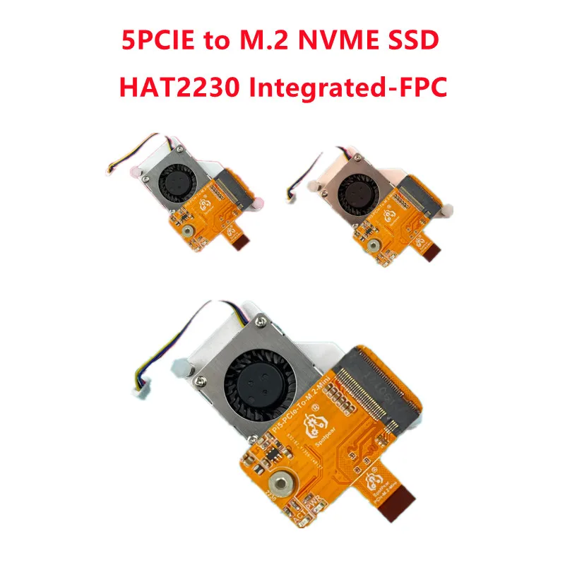 

5PCIE to M.2 NVME SSD Mini One-Body Expansion Board HAT2230 Integrated-FPC Differential Matching Design for Enhanced Performance