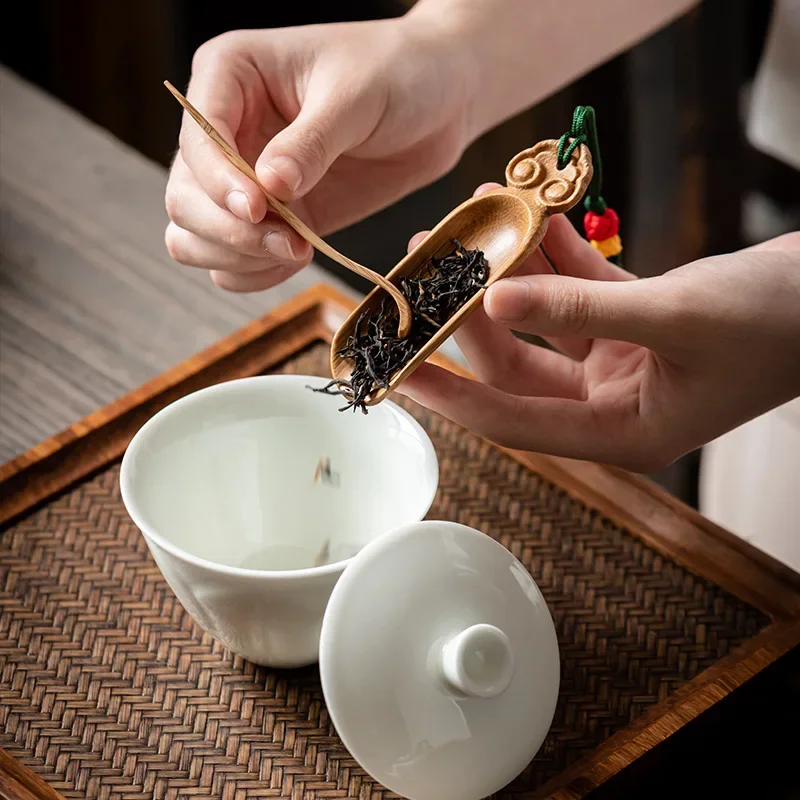 Traditional Retro Chaze Tea Needle Set Handmade Teaware Accessories Coffee Bean Dose Trays Seasoning Dispenser Tools Gifts