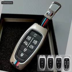 Zinc Alloy Car Key Case for Hyundai Sonata Sel Ev 6 Ev 8 IONIQ 5 Nexo DN8 Fe Tucson Sonata Staria NX4 Ioniq 3 4 5 7 Buttons