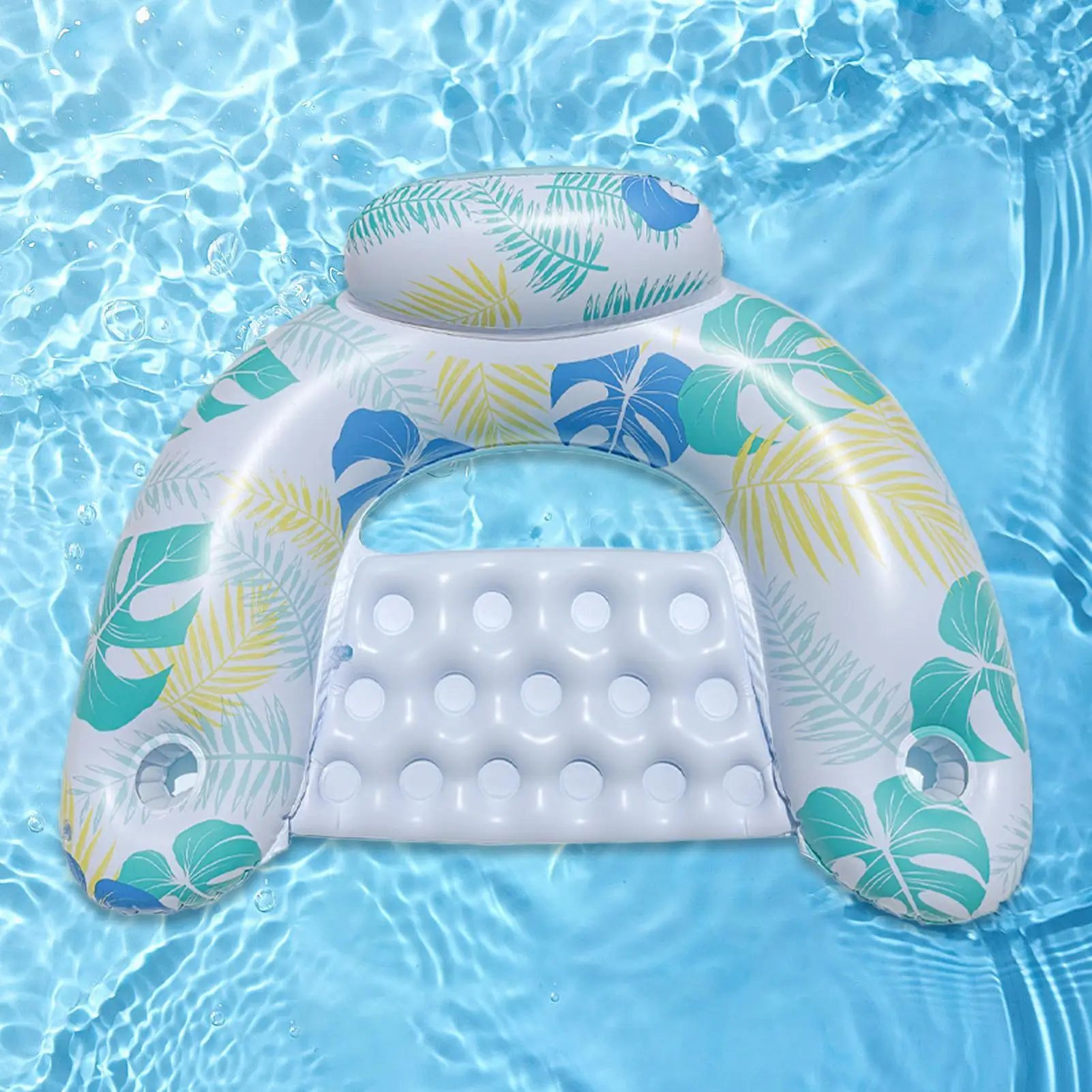 Stoeldobbers voor volwassenen Zwembad Drijvende stoel Lounge Opblaasbaar Comfortabel Opblaasbaar Floaties Veelzijdige waterligstoel voor strand