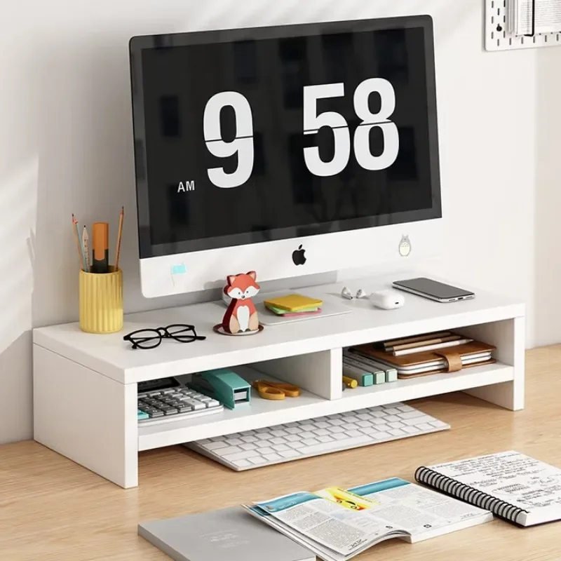 Computer heightened monitor base bracket