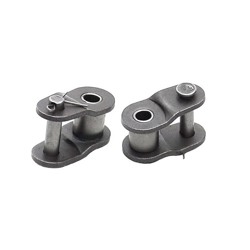 Single Row Half Buckle Chain Buckle 04C/05B/06B/06C/08A/08B/10A/12A/16A Carbon Steel Industrial Drive Short Pitch Roller Chain