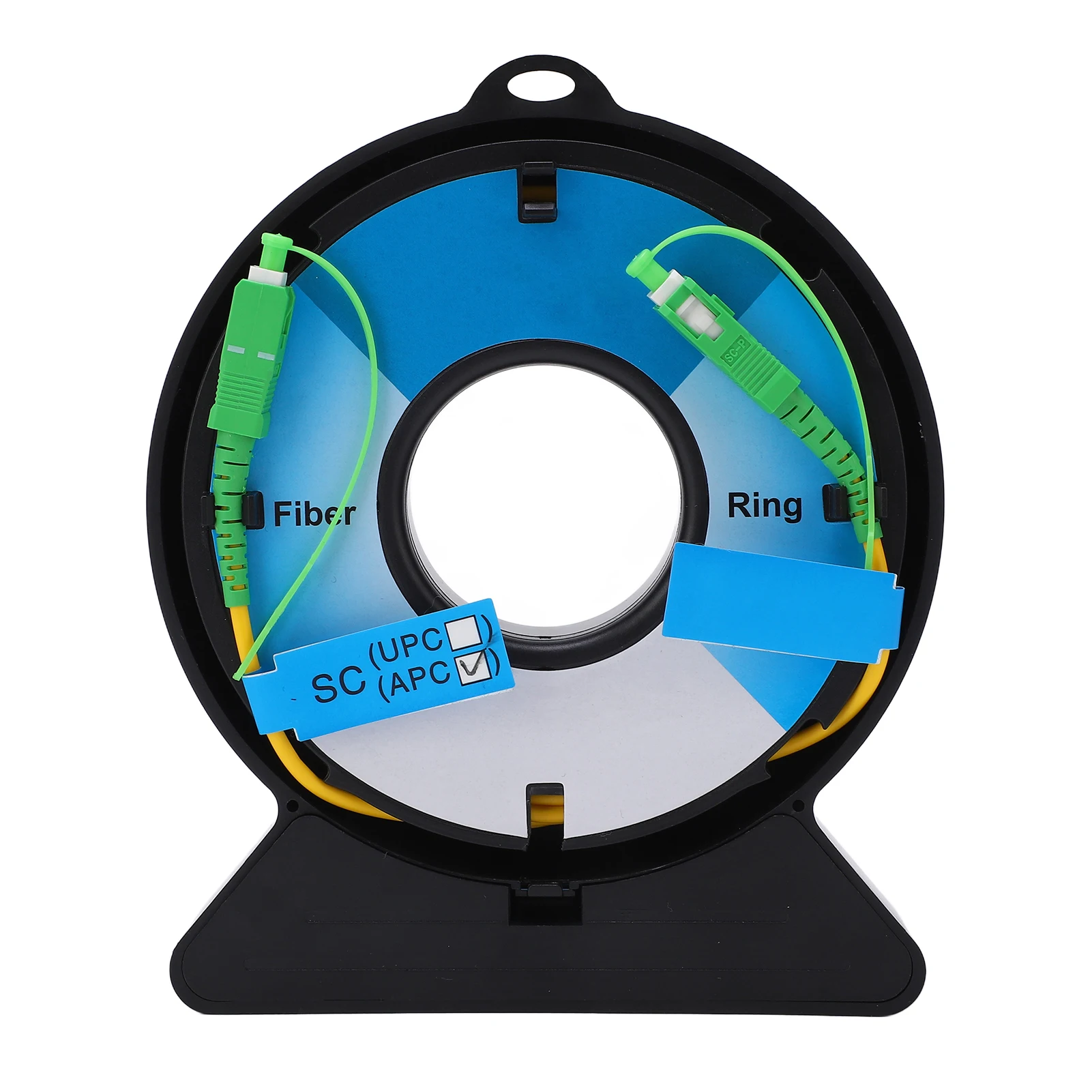 

OTDR Launch Cable Box Optical Fiber Ring Dead Zone Eliminator Tester SCAPC to SCAPC SM 150meter new