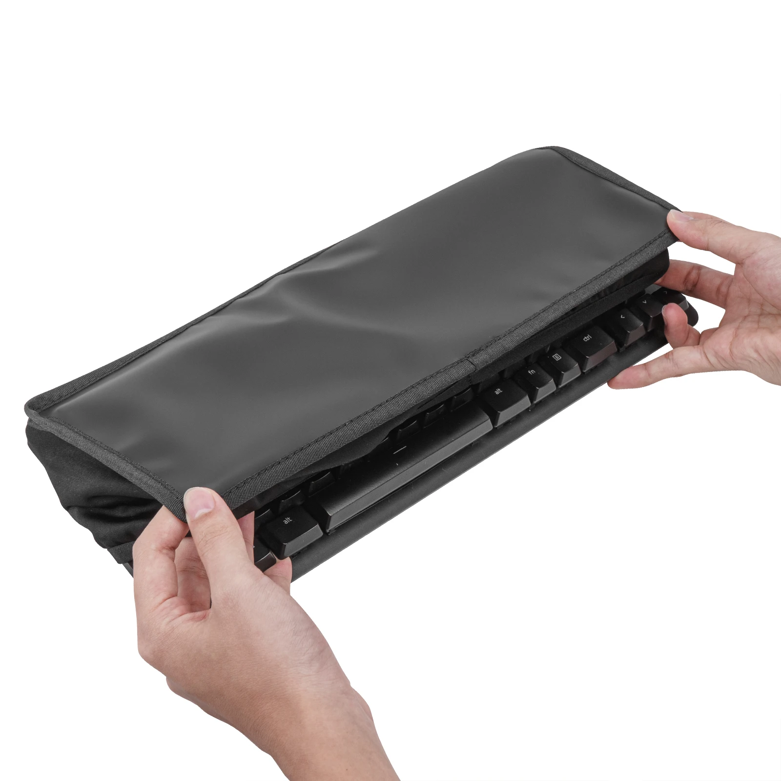 Bedraad gamingtoetsenbord met UK lay-out, muis en mouse bungee, 62