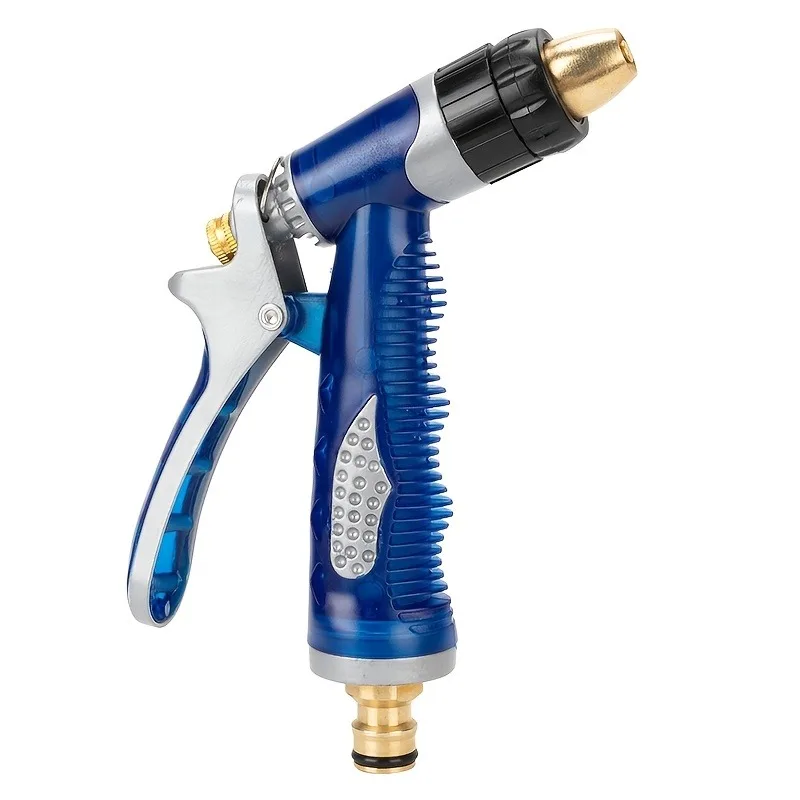 High Pressure Long Pole Car Wash Water Gun, Household Car Wash Tool, Metal Extension Pole, Rubber Coating, Gardening Tool ﻿