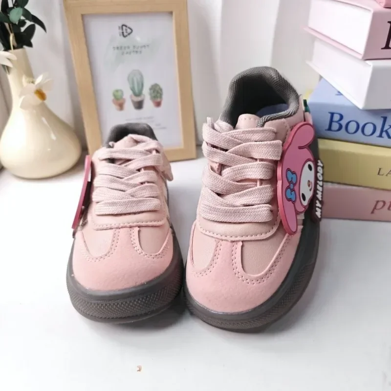 Primavera minha melodia anime miniso moda lazer sapatos esportivos bonito dos desenhos animados kawaii ins sapatos quentes tênis presentes para meninas