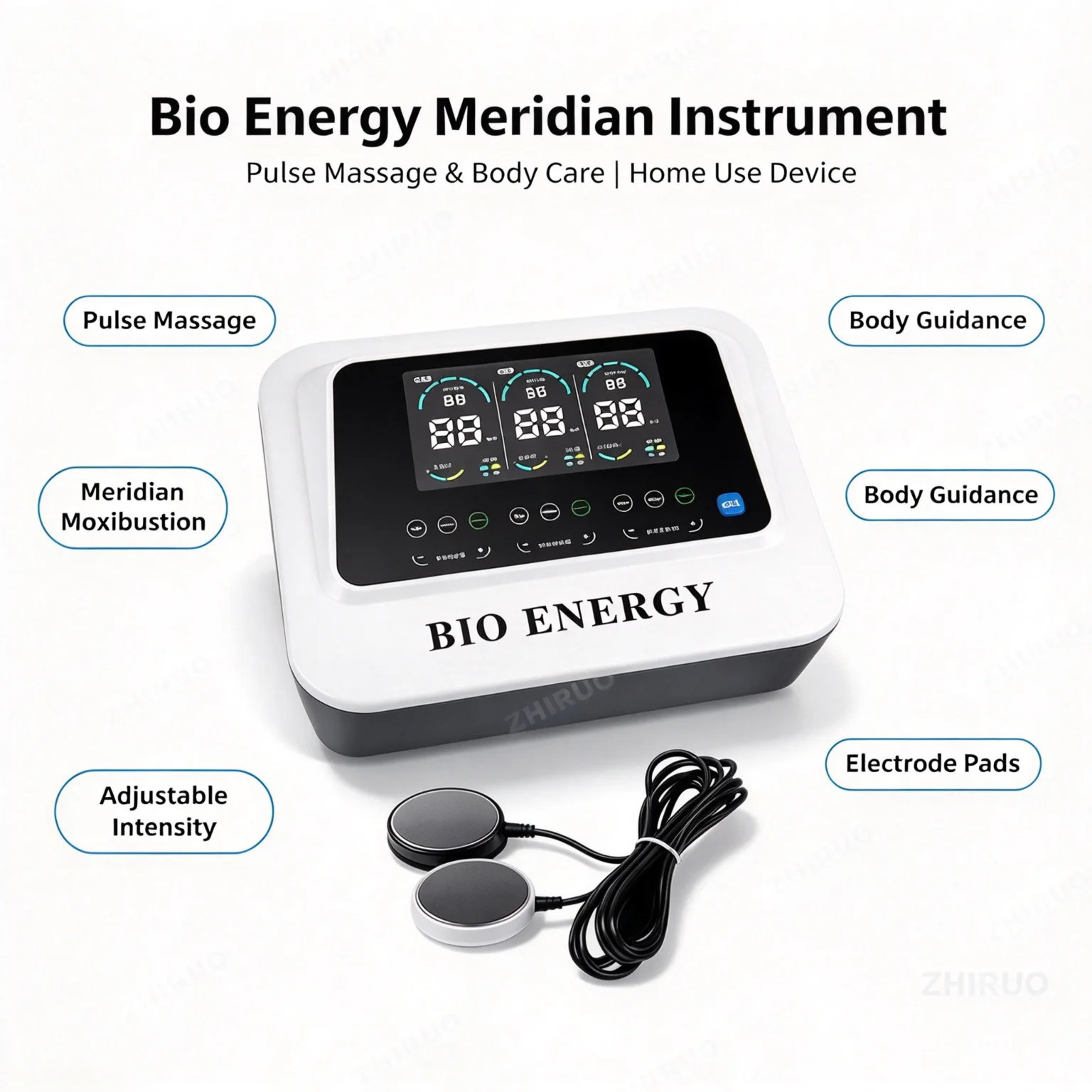 Physiotherapy Instrument Bioenergy Massage Machine Bioelectric Meridian BES Device Dds Bio Electric Body Massager