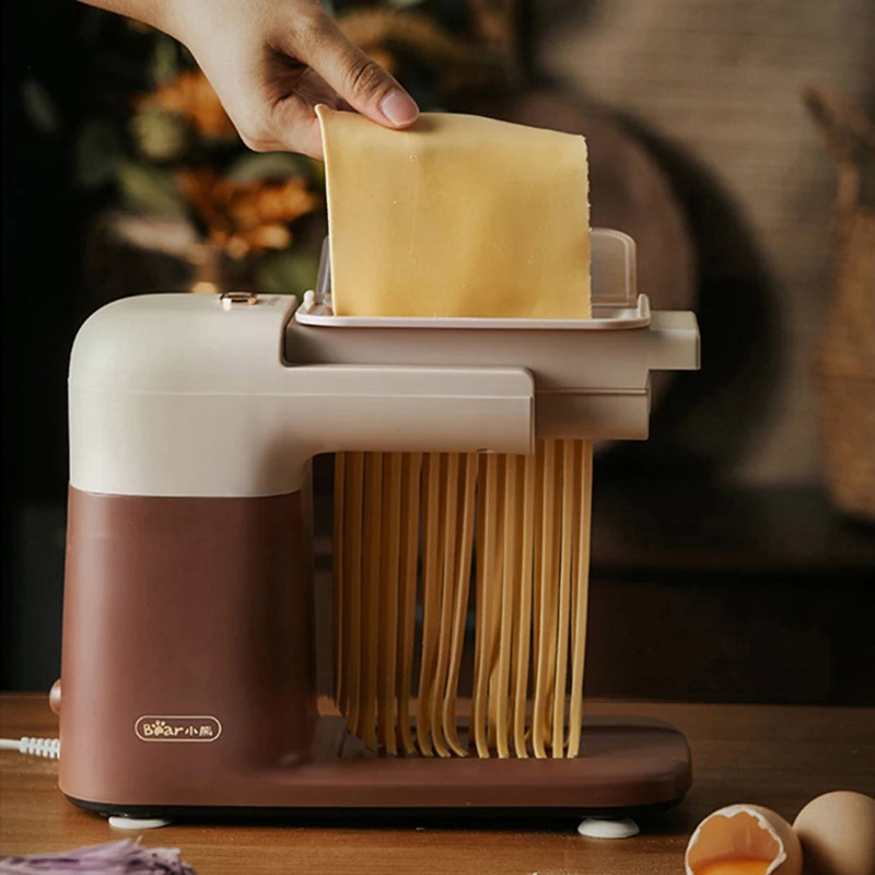 Bear Noodle Machine Dough Maker Pasta Electric Dough Grinder Noodles Kneader Dumpling Laminator Sheeter Roller Dumplings Roll