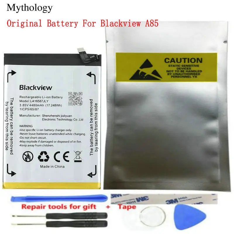 

Original Battery for Blackview A85 Li-ion Bateria 4480mAh 6.5inch Smartphone Accessories