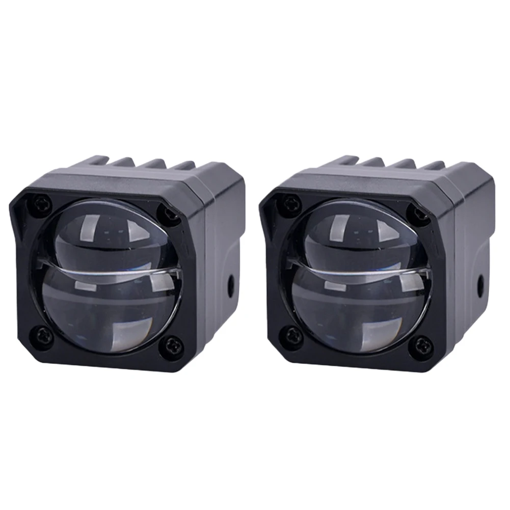 

12 прожекторов 24 В, размер 34*34*43 мм, вспомогательные прожекторы, срок службы 30 000 часов, 40 Вт, супер яркий свет, состояние погоды