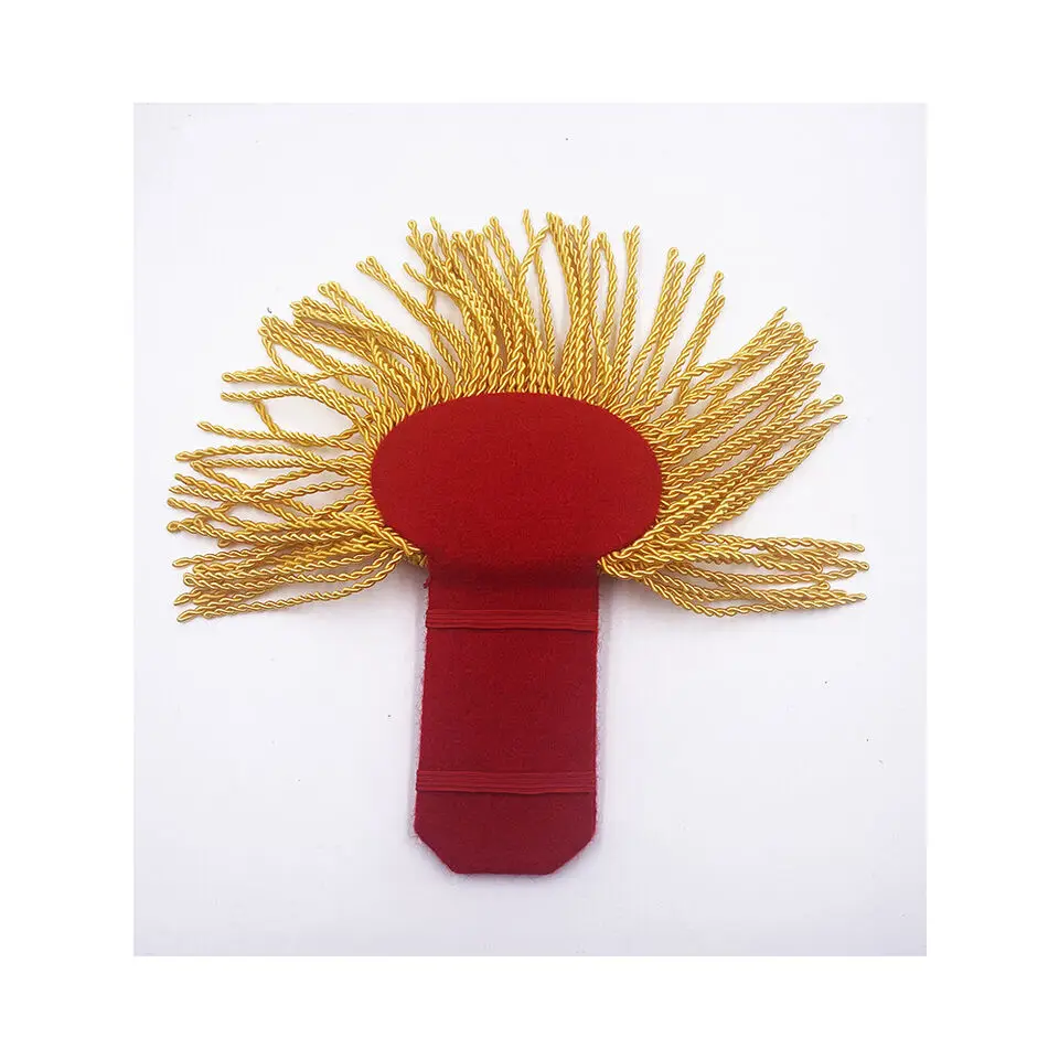 armyshop2008  For Uniform Gold Shoulder Epaulette With Fringe Tassel Shoulder Board