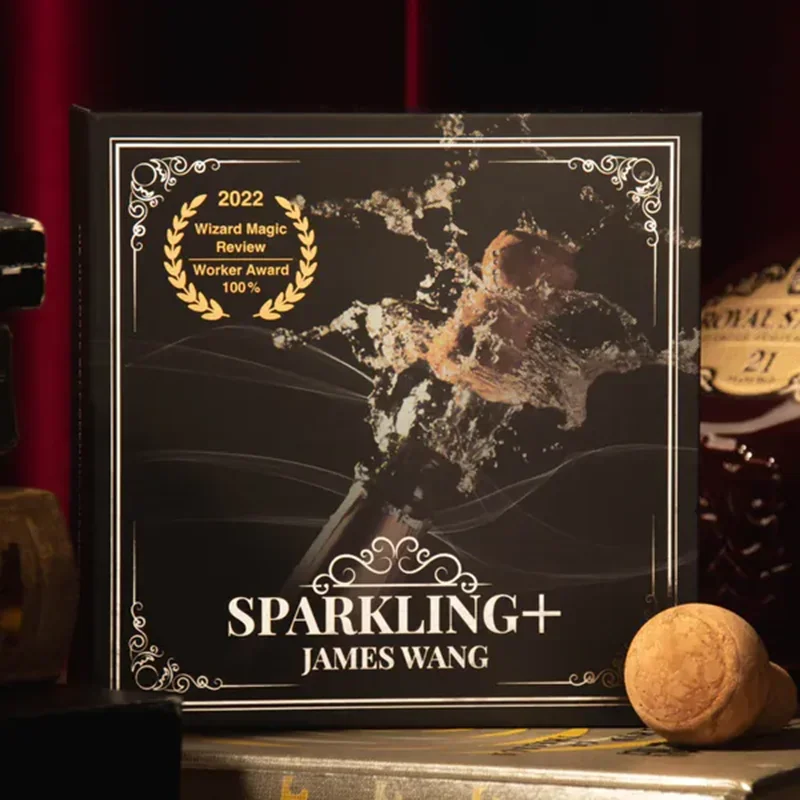 SPARKLING＋Magic Tricks Upgrade Version The Ultimate Self-Opening Champagne Effect Magia Stage Party Illusion Gimmicks Mentalism
