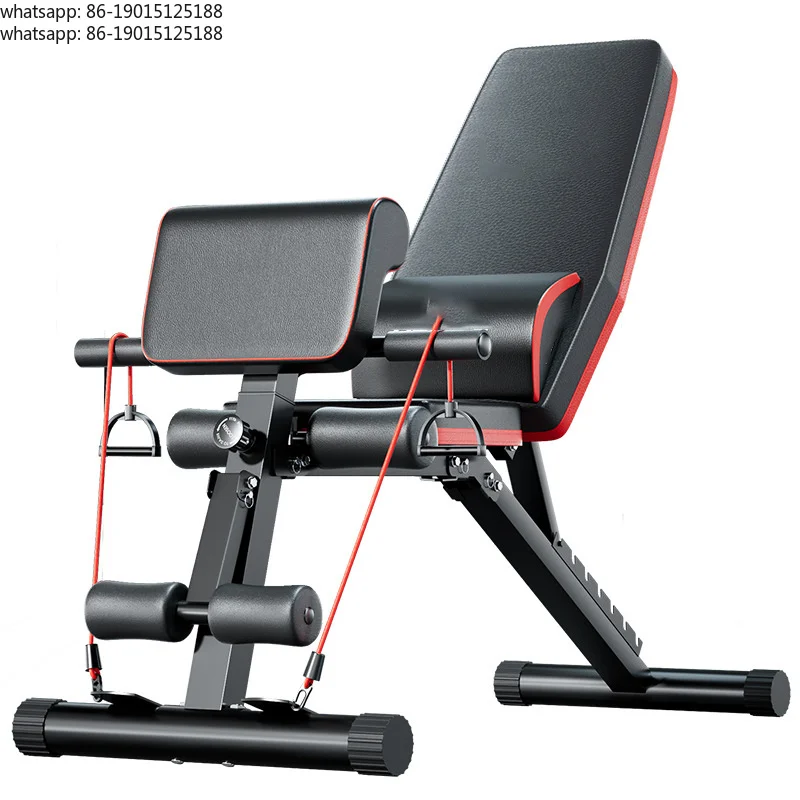 Hot Sale Home Fitness Equipment Adjustable Crunches Bench Strength Training Multifunctional Foldable Bench Press