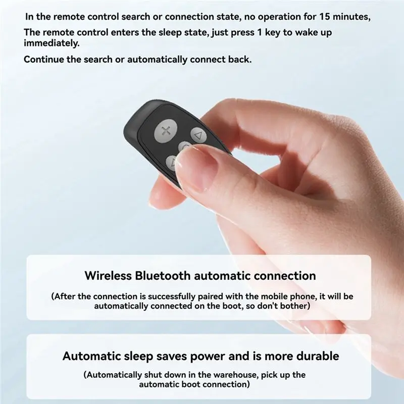 Ring Mobile Phone Bluetooth Remote Control Mini Charging Case Camera Remote Shutter For Remote E-Book Page Turning-PZZW
