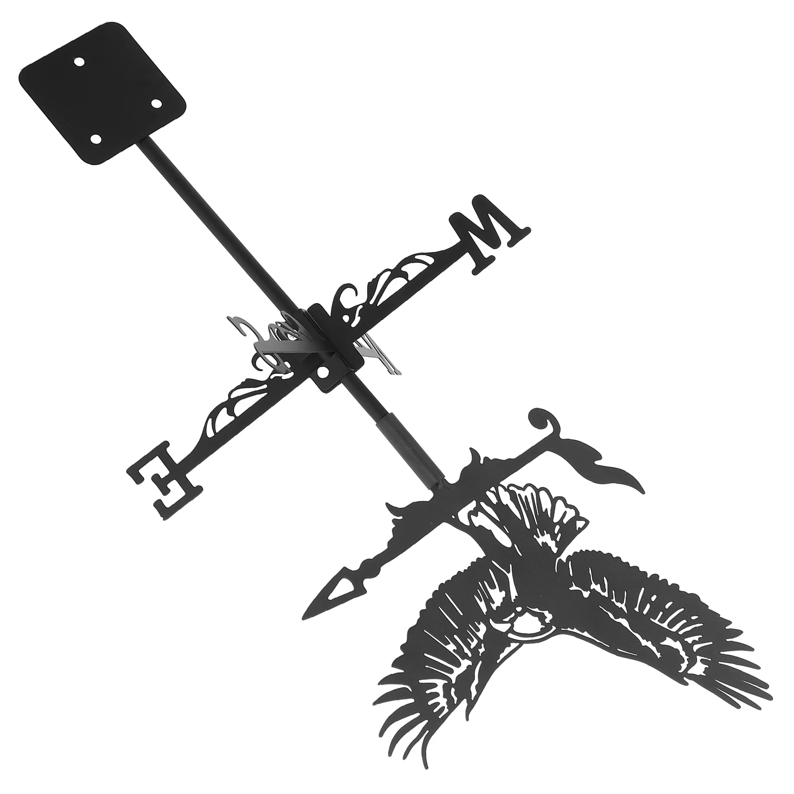 

Eagle Weather Vane outside Ornaments for Yard Farmhouse Roof Mount Retro Weathervane Garden Decorations Metal Iron Wind Vanes