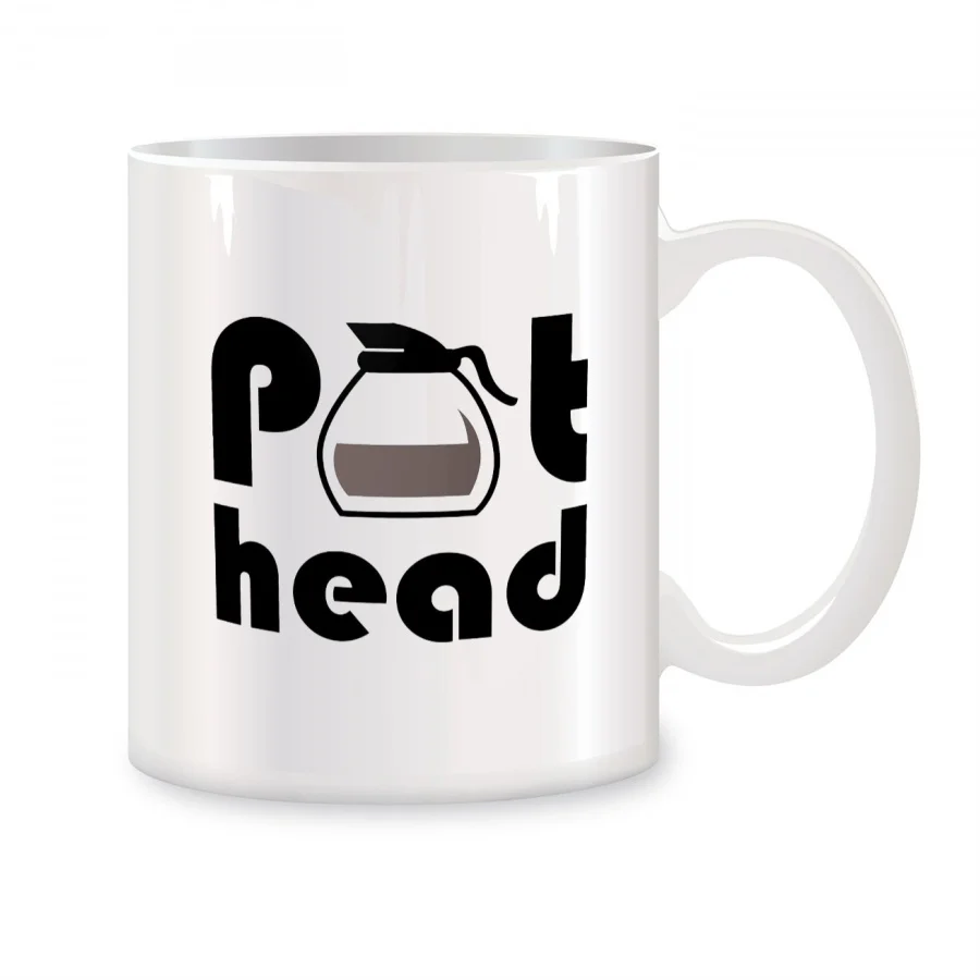 

Pot Head Mugs For Women Mom Son Daughter Sister Wife Friend Birthday Novelty Coffee Ceramic Tea Cups White 11 oz