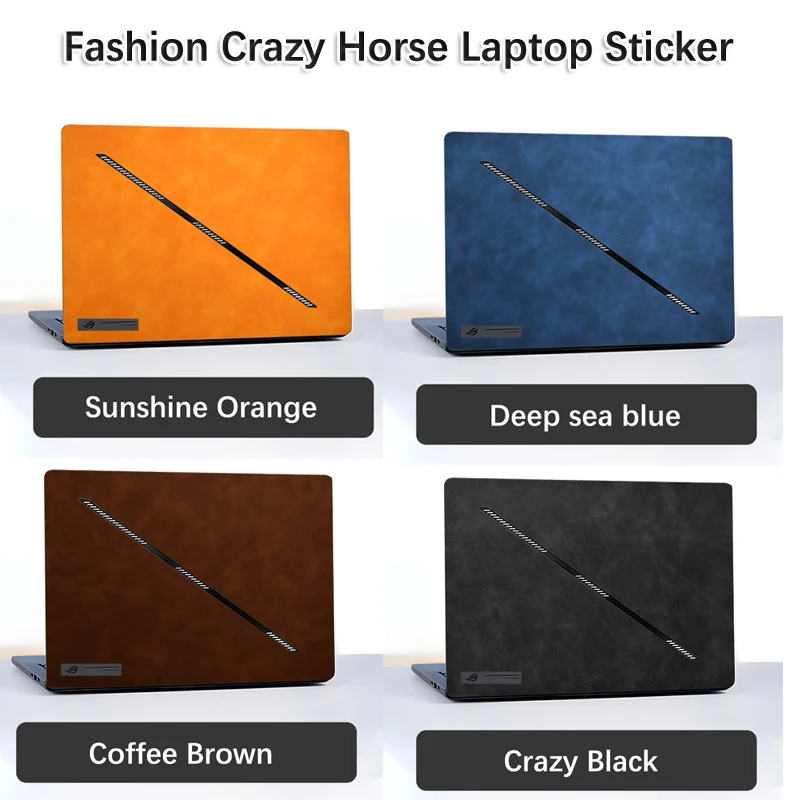 Crazy Horse Skin Sticker for ASUS ROG Zephyrus G14 2024 GA403 GA403U GA403UU GA403UV 14