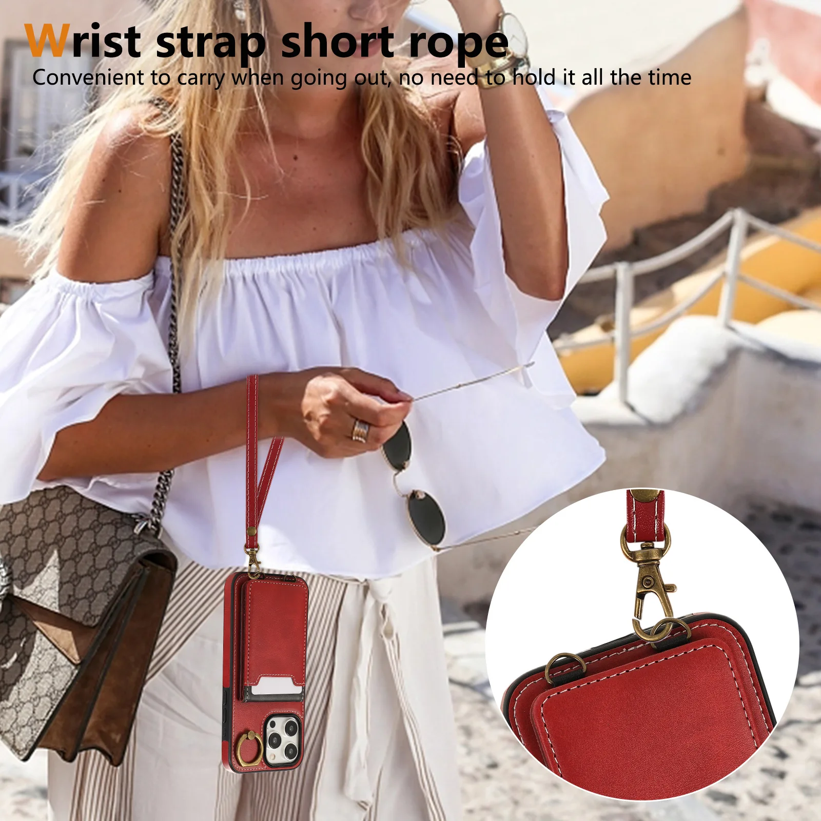 

Вертикальный флип-кожаный чехол для iPhone 16E 16 15 13 1214 11 Pro Max 16 Plus, чехол-кошелек с кольцом и подставкой для кредитной карты