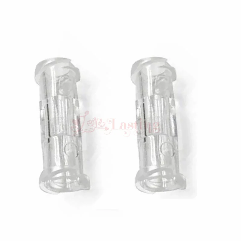 Luer Thread Connector Pp Material Transparent Syringe Double-Way Connector Easy And Durable Use In Sterile Drug Tatttoo 