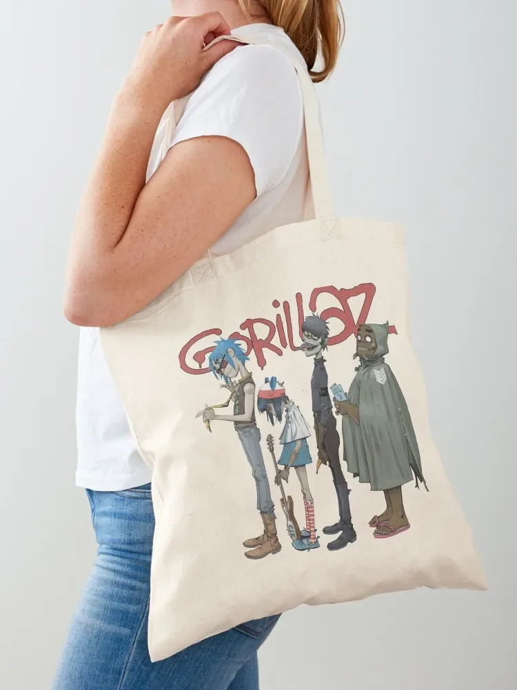 

Russelq--Gorillazq-Funny Tote Bag tote bag custom shopping trolley bag shoping personalized tote