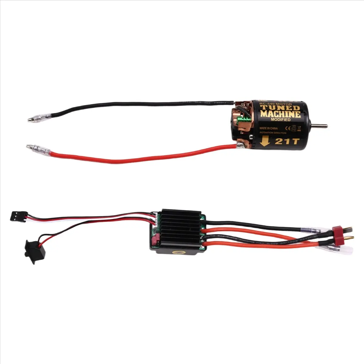 giftnew 540 Brushed Motor 21T ESC Speed Control Combination Set Climb Drift Racing for 1/10 RC Cralwer/Boat