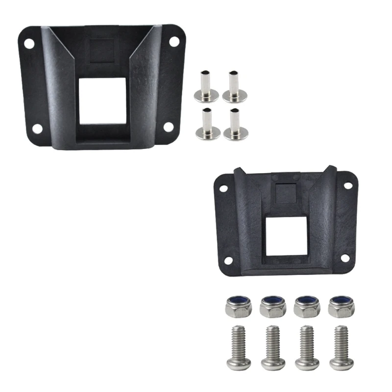 

Folding Bikes Pigs Nose Mounting Adapter with Screw Aluminum Front Carriers