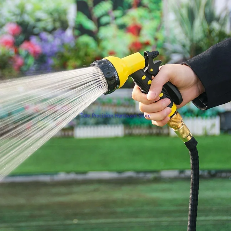 Garden Hose Nozzle Water Hose Sprayer 8 Watering Patterns Thumb Control On Off Valve High Pressure Nozzle Sprayer