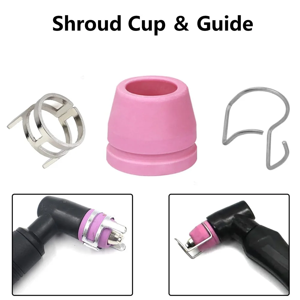 For AG60 Plasma Cutter Torch Consumables 24PCS for SG55 CUT50DP LTP5000 with Enhanced Stability and Performance