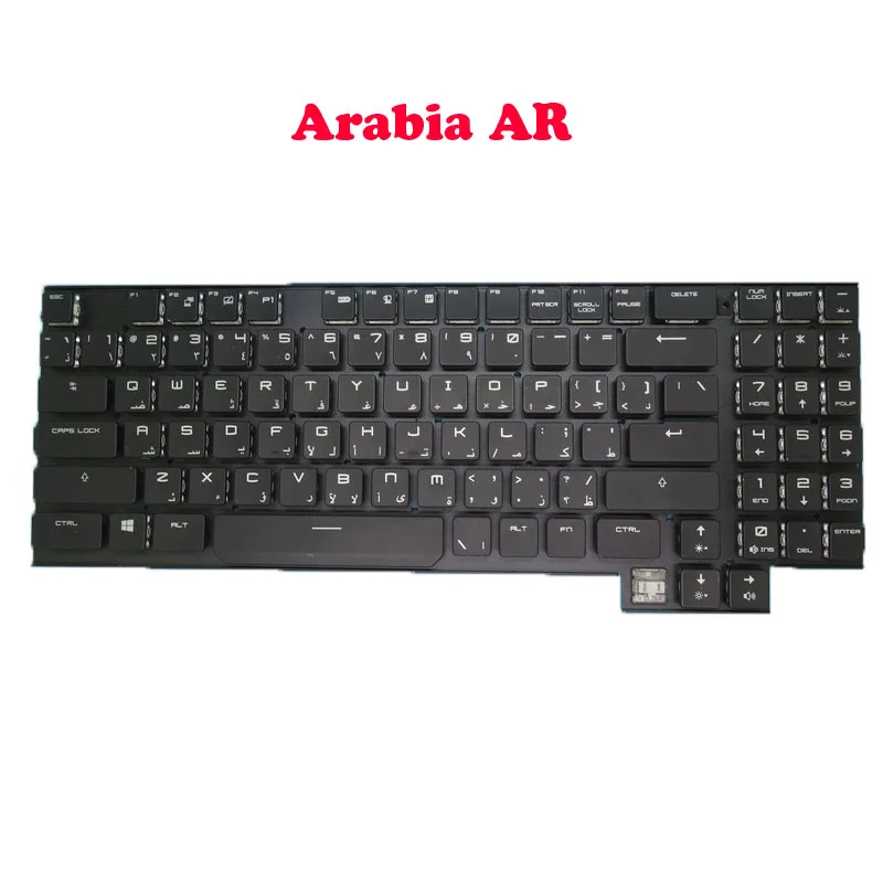 Keyboard For MSI GT75 TITAN 8RF 8RG GT75 8SF 8SG 9SG 9SF 10SG 10SF AR FR GR JP KR NE SW UK US