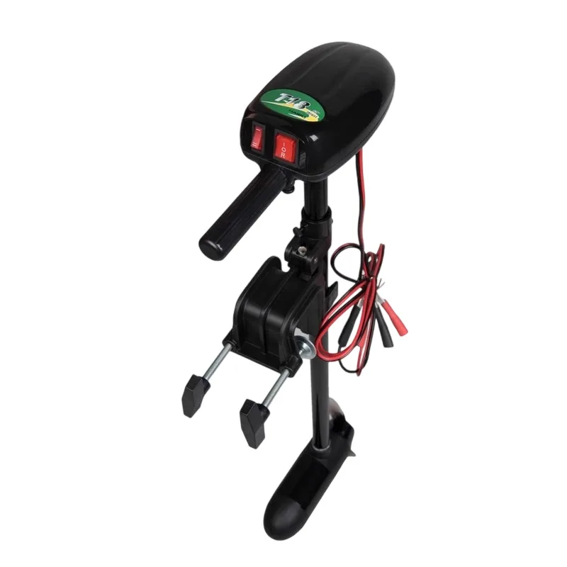 

T18 Electric Trolling Motor for Mini Inflatable Boats, 4 KM/H Speed 12V 15A High-Current Marine Motor with 12V 60Ah Battery