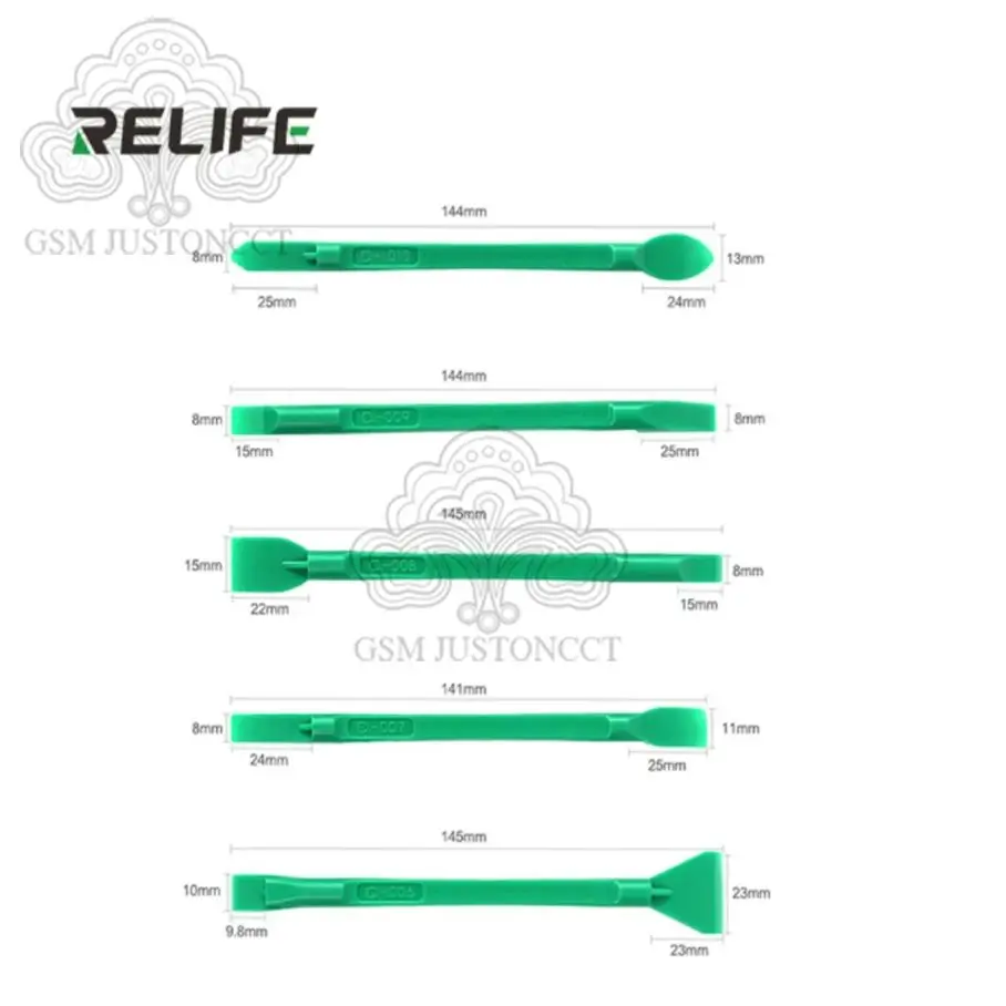 RELIFE RL-049C Dismantling Rod High Hardness Bilateral 10 IN 1 For Mobile Cellphone Multifunctional Disassembly Tool Set