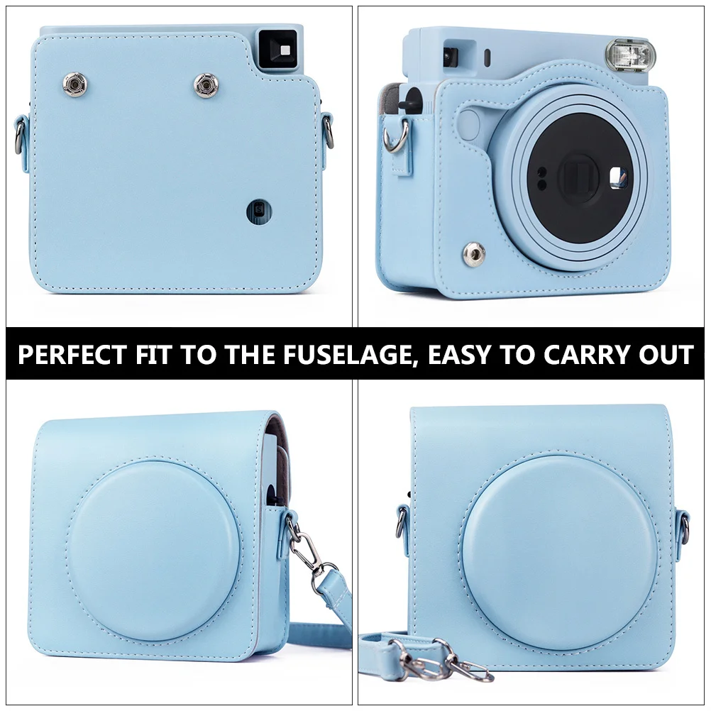 حقيبة كاميرا مع حزام قابل للتعديل للغطاء الواقي المربع من البولي يوريثان بتصميم بسيط وأنيق وحقيبة محمولة باليد #4