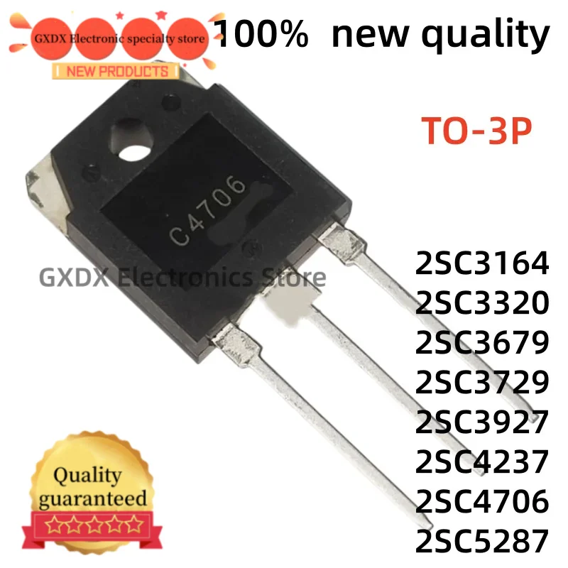 5-10Pcs C3164 C3320 C3679 C3729 C3927 C4237 C4706 C5287 2SC3164 2SC3320 2SC3679 2SC3729 2SC3927 2SC4237 2SC4706 2SC5287 TO-3P