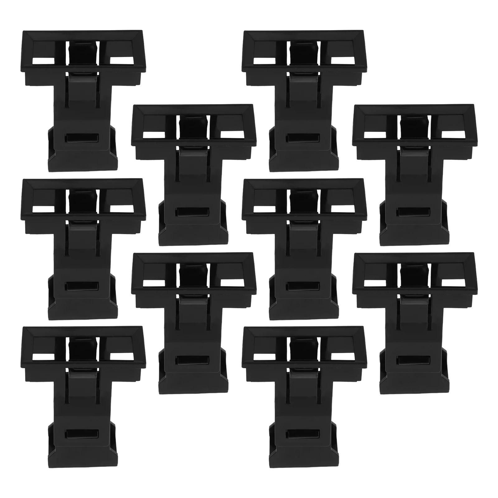 

10pcs Circuit Breaker Bracket Durable Plastic Easy Installation Versatile Application Air Switch Mount Frame Concealed Support