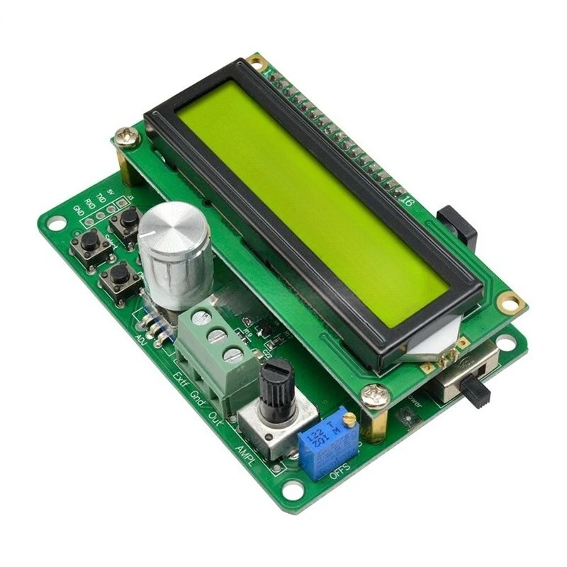 For FYE050 DDS Function Signal Generator, Power Type Arbitrary Waveform, Frequency Meter Module LCD Display
