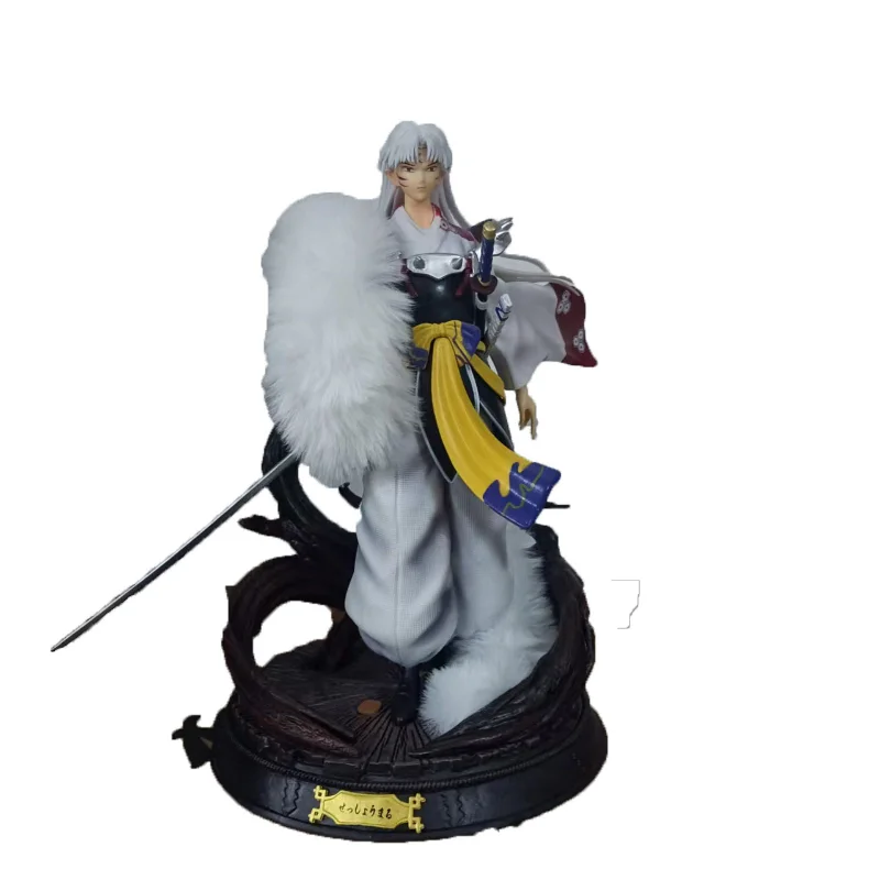 

28cm Japanese Anime Figure Sesshoumaru PVC Action Figure Model Toys Collectible Model Toy Gift