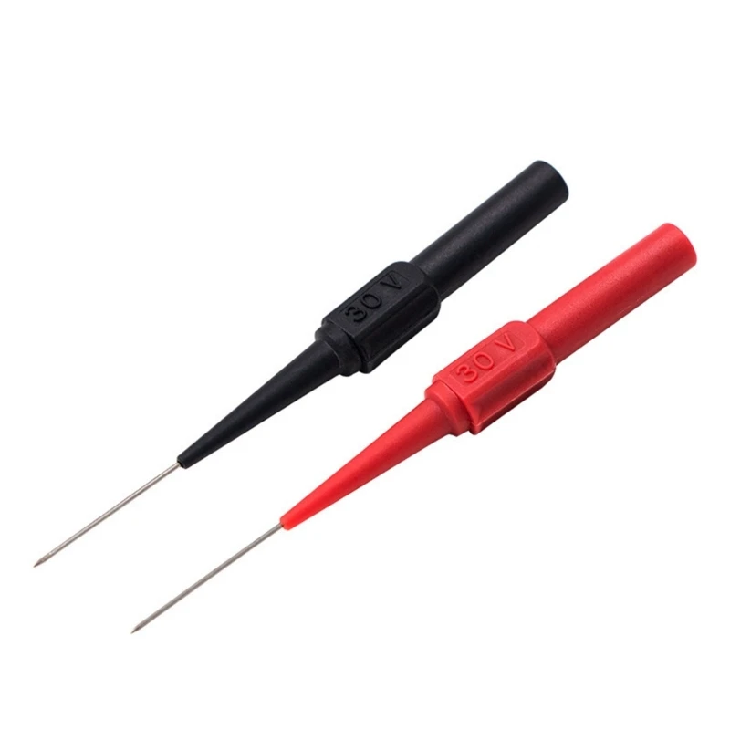 Back Probe Pins 2/10Pcs Flexible Bendable Test Probes for Wire Piercing Automobile Car Repairing Electrical Testing KXRE