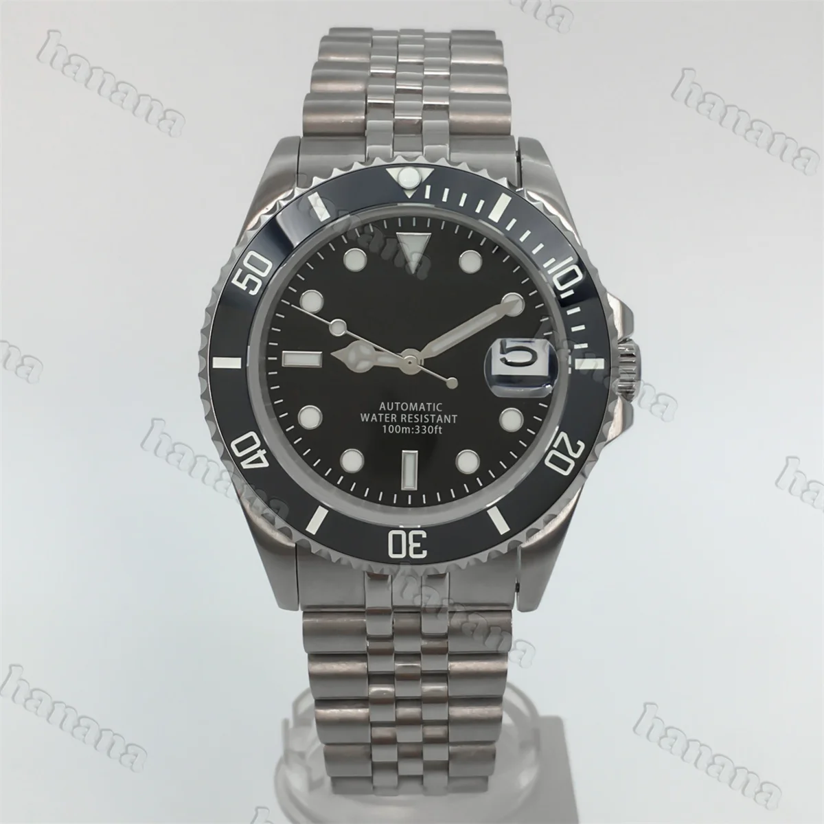 NH35 PT5000 Date Stainless Steel 36mm38mm Diving automatic Men's Watch Sapphire Glass rotating bezel Luminous mechanical watch
