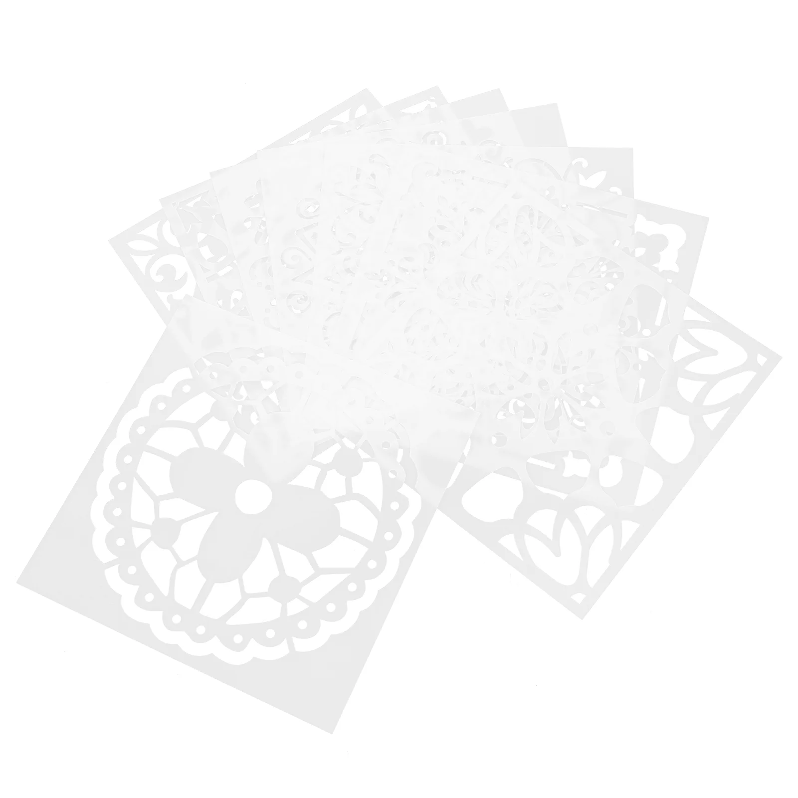 Reusable Stencils Set Hollow Out Mandala Painting Stencil Flower Drawing Stencil Floor Wall Tile Stencils Spray template