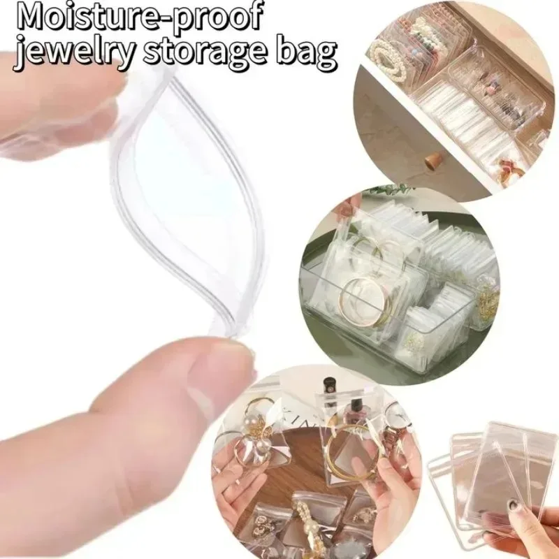 Jewelry Storage Album, Transparent PVC Storage Book, Earring, Necklace, Bracelet, Ring Storage Bag, Anti-oxidation Jewelry Bag