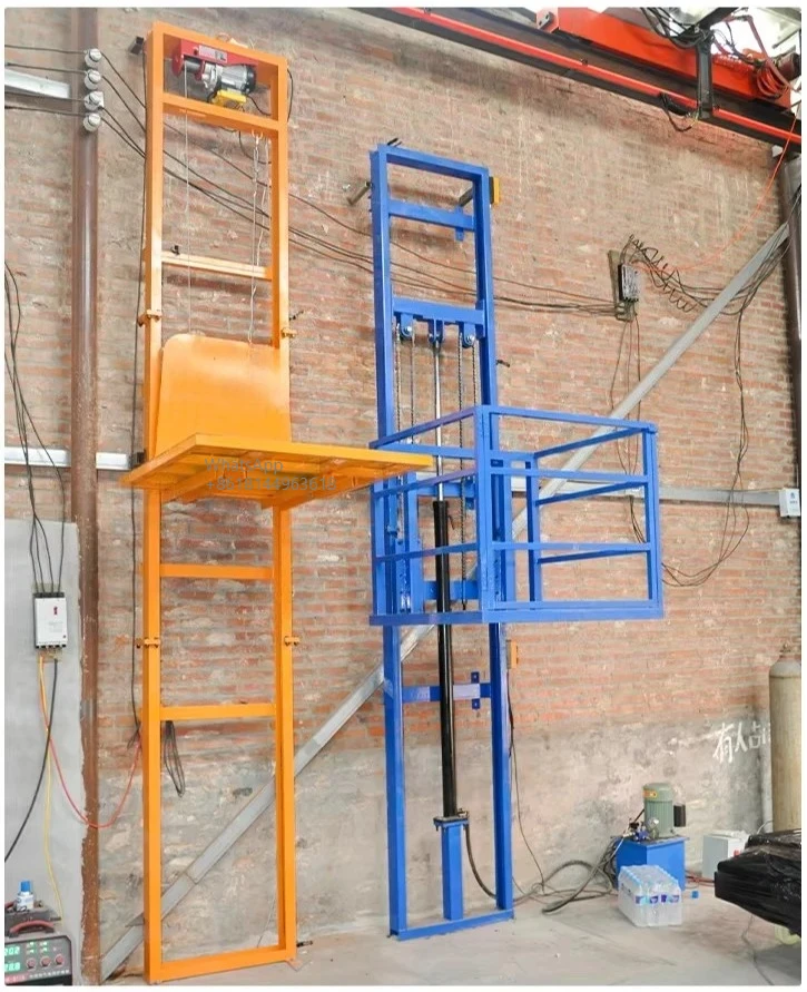 Customizable Small  Hydraulic Lifting Heavy Cargo Lift for  Warehouse Goods Transport