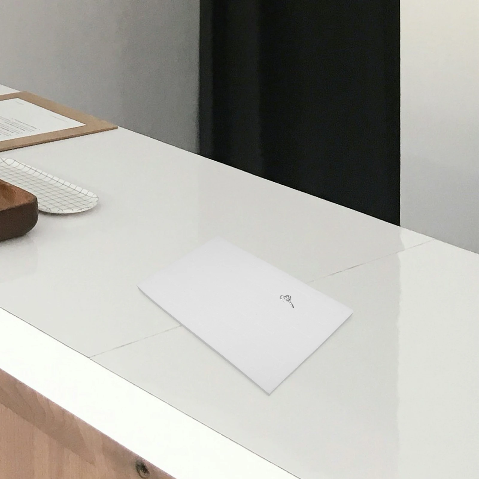 5 قطعة صندوق مجوهرات إدراج حلقة القرط عرض الإسفنج الوسادة درج منظم تكويم تخزين عرض التصوير العرض