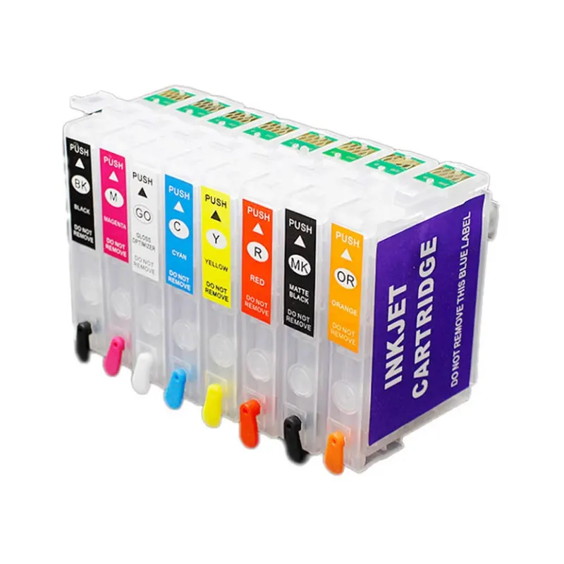 

T3241 T3242 Empty Refillable Ink Cartridge With Chip for Epson Surecolor P400 Printer T3240 T3243 T3244 T3247 T3248 Cartridge