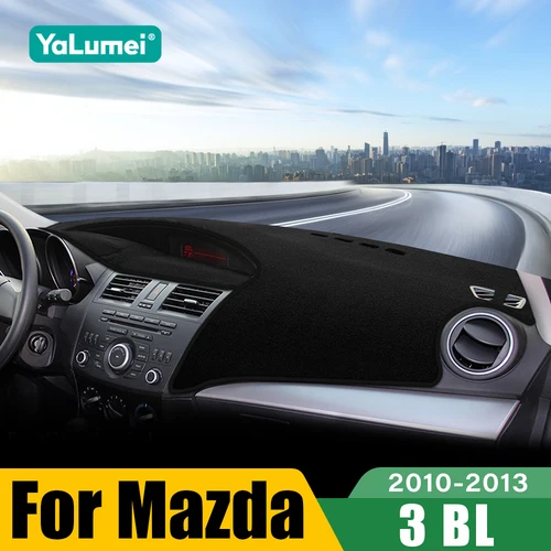 Para Mazda 3 M3 BL 2010 2011 2012 2013 Axela salpicadero de coche cubierta parasol instrumento escritorio alfombrilla antideslizante Accesorios